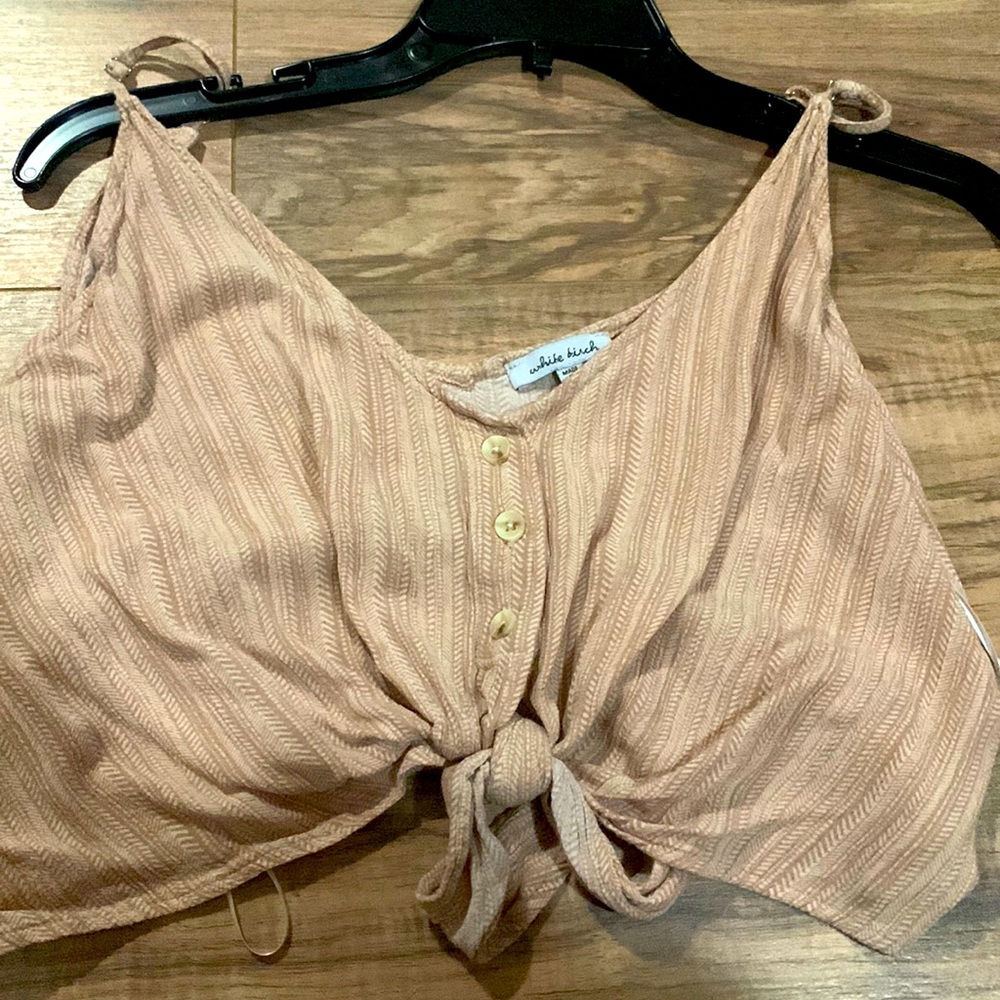 A cropped shirt